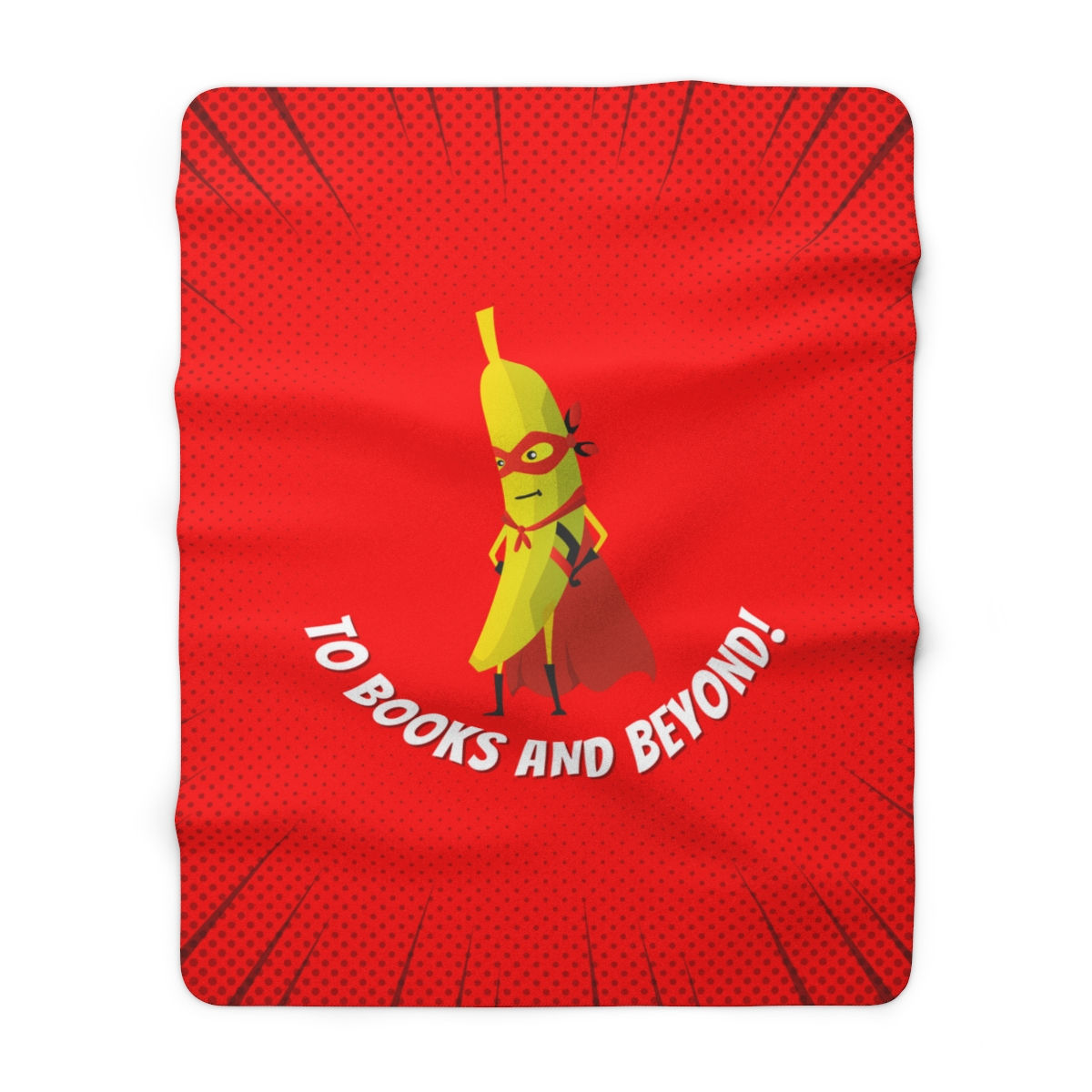 To Books and Beyond Banana: High Quality Cozy Fleece Blanket