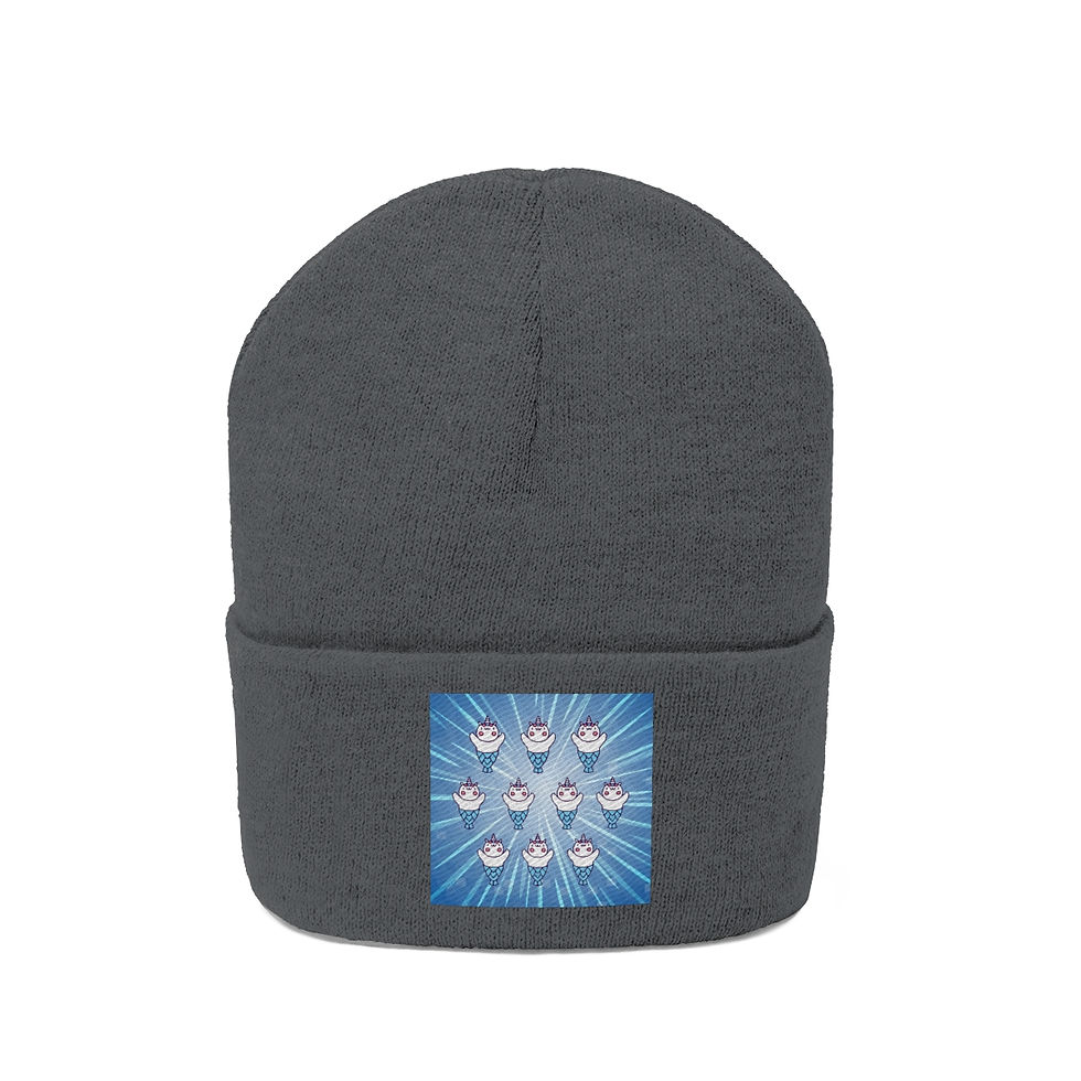 Thumbnail: Unicorns Swimmers: Knit Beanie