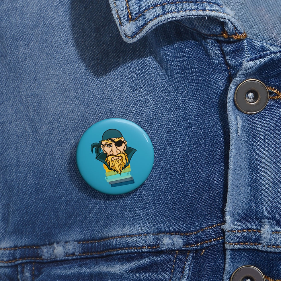 Thumbnail: Pirate #2 Custom Pin Buttons
