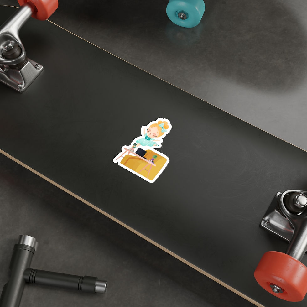 Thumbnail: Ballerina #1: Die-Cut Stickers