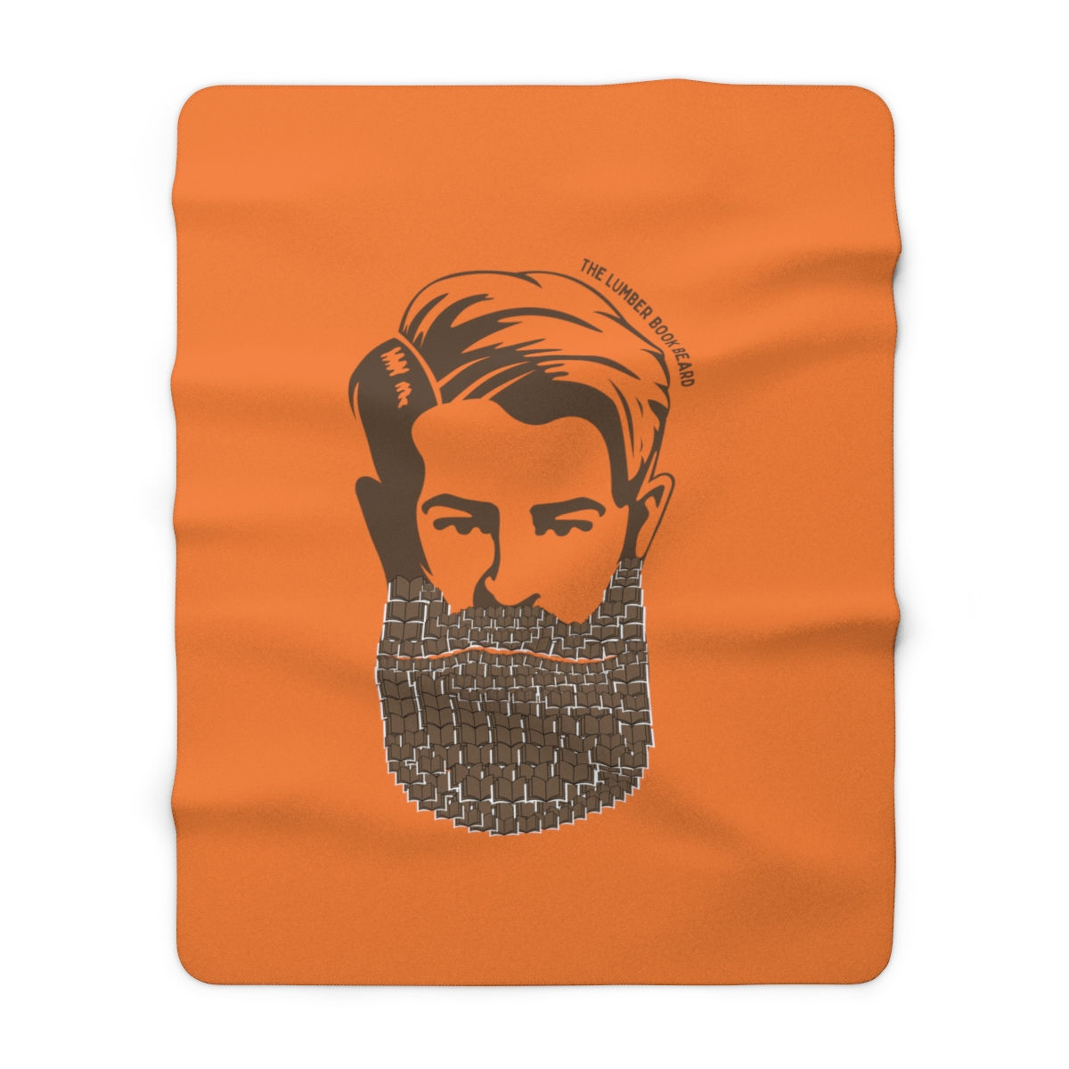 The Lumberjack Book Beard: High Quality Cozy Fleece Blanket