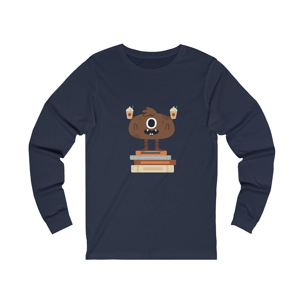 Thumbnail: Brown Monster long sleeve tee