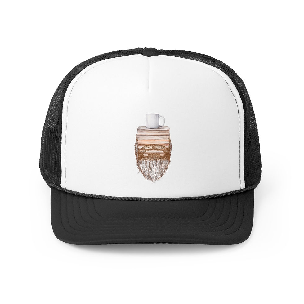 Thumbnail: Brown Beard Basket Trucker Caps