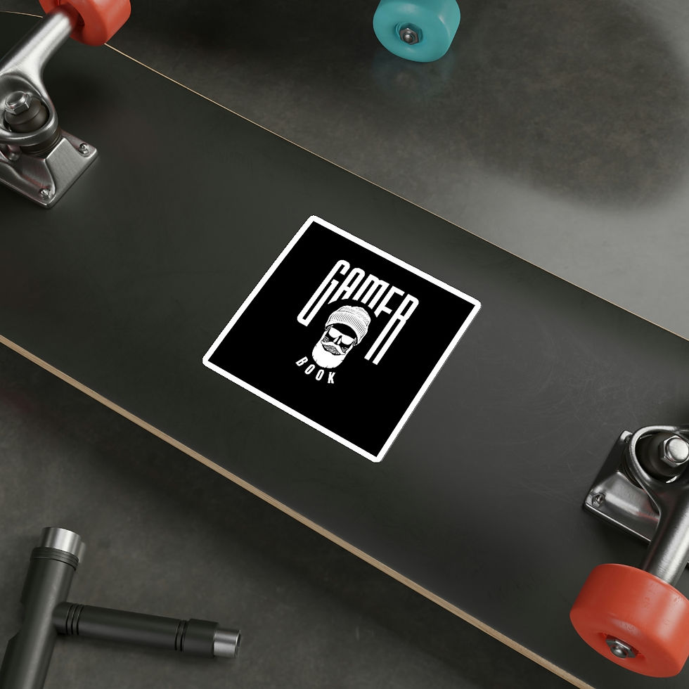 Thumbnail: Book Gamer Beanie Dude: Die-Cut Stickers