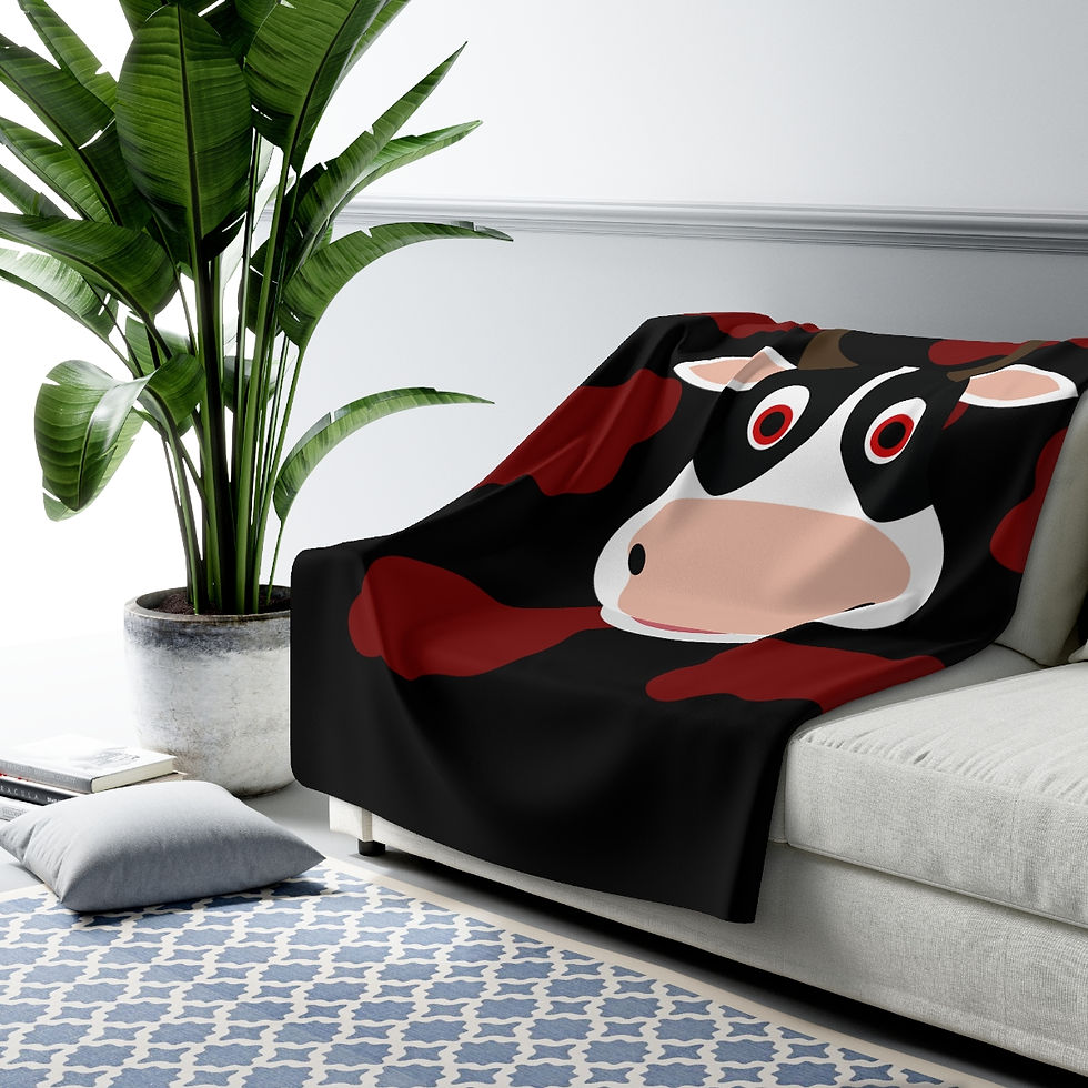 Thumbnail: Mad Cow: High Quality Cozy Fleece Blanket