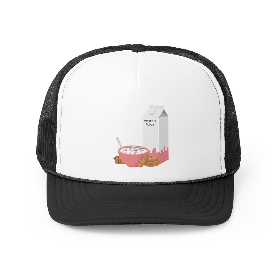Thumbnail: Writer's Block Pink: Trucker Caps