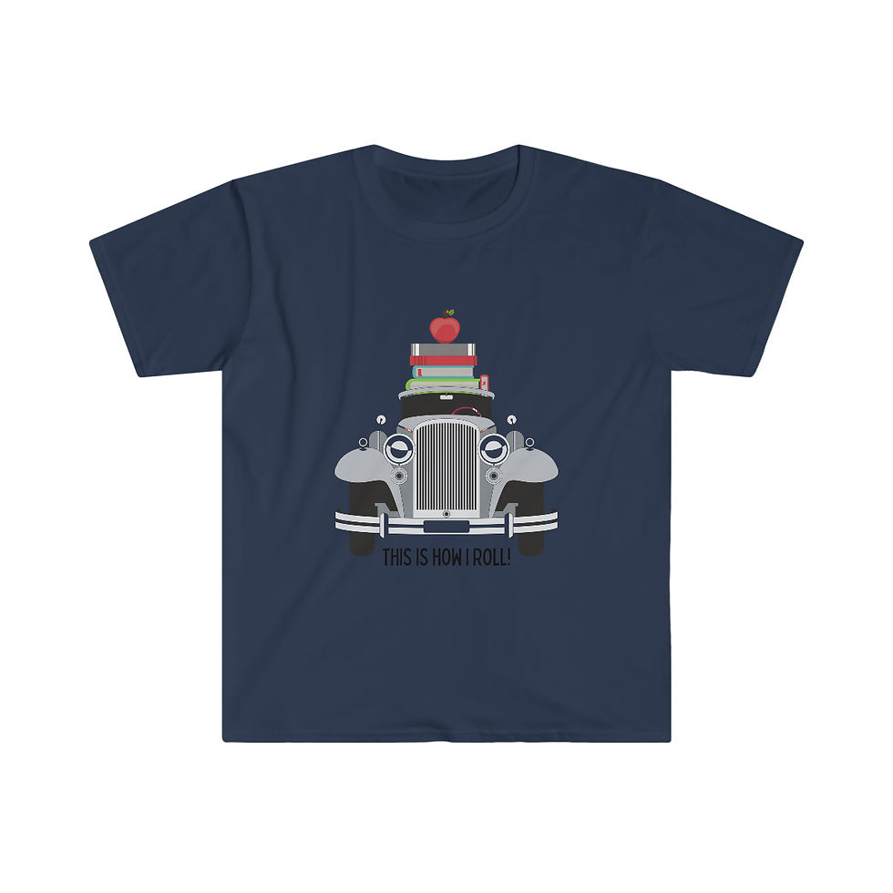 Thumbnail: This is How I Roll: Black / Unisex Softstyle T-Shirt
