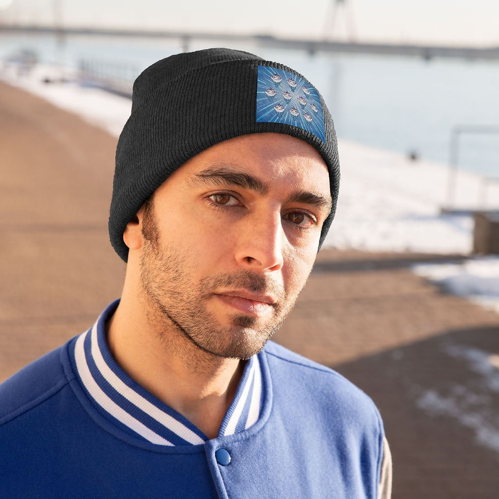 Thumbnail: Unicorns Swimmers: Knit Beanie