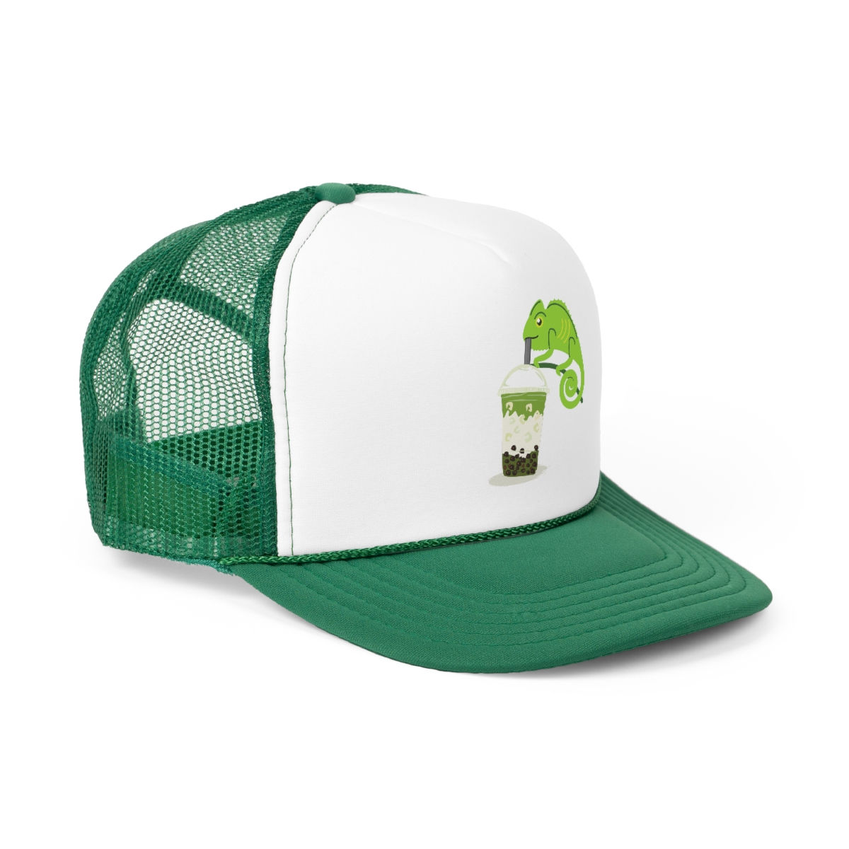 Lizard Boba Trucker Caps