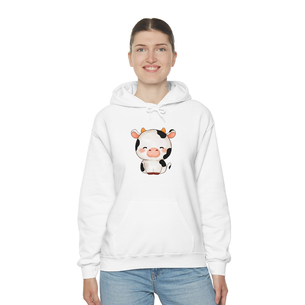 Thumbnail: I'm A-Moosing! Unisex Heavy Blend™ Hooded Sweatshirt