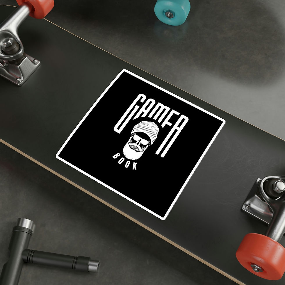 Thumbnail: Book Gamer Beanie Dude: Die-Cut Stickers