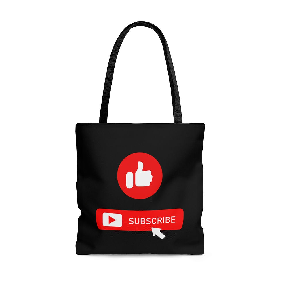 Thumbnail: Like and Subscribe: Tote Bag