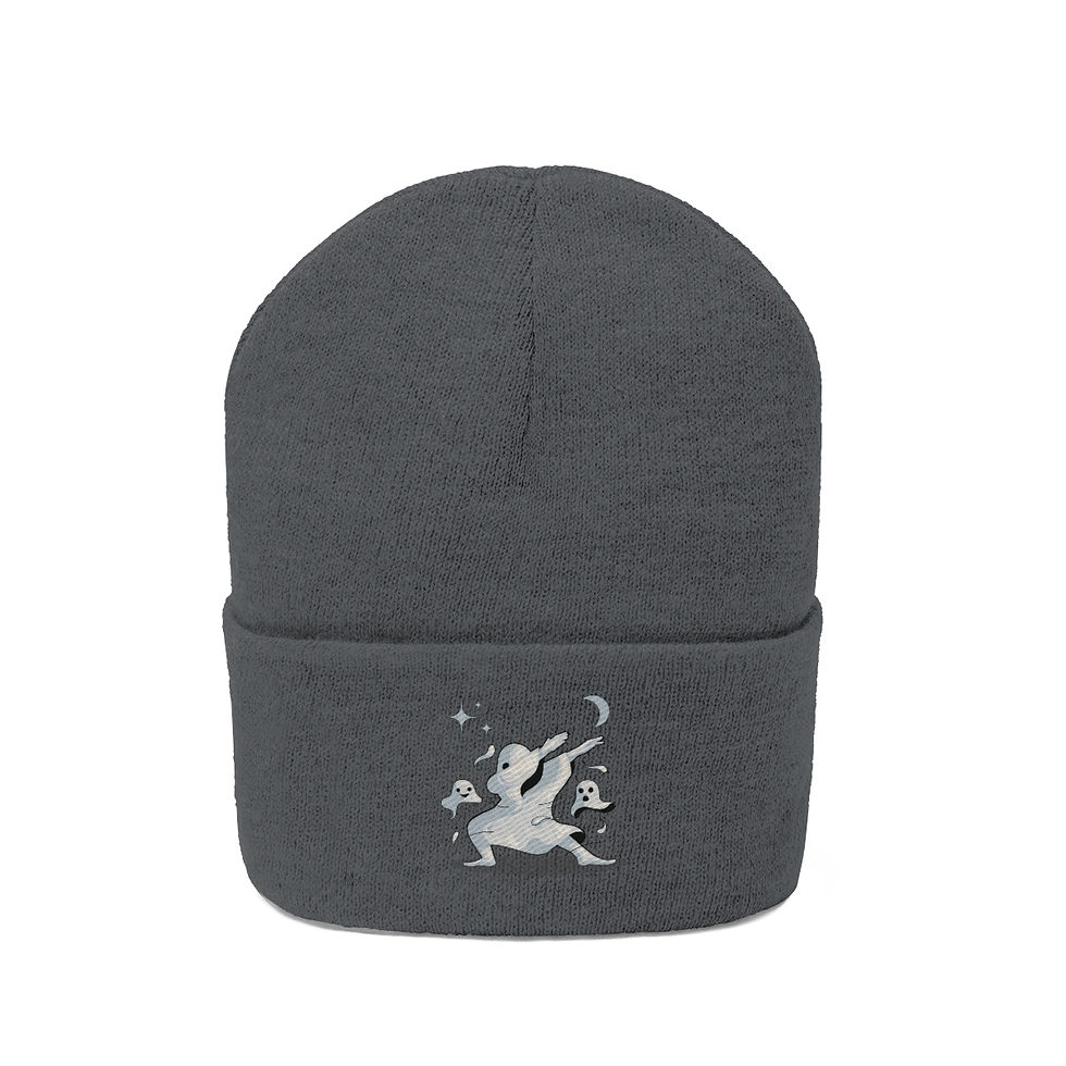 Thumbnail: Ghosts Dabbing At The Moon: Knit Beanie
