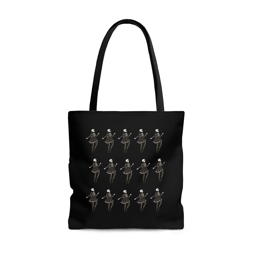 Thumbnail: Skeleton Pattern Design: Tote Bag