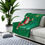 Thumbnail: Santa Putting Star On Green Tree: high quality cozy fleece blanket