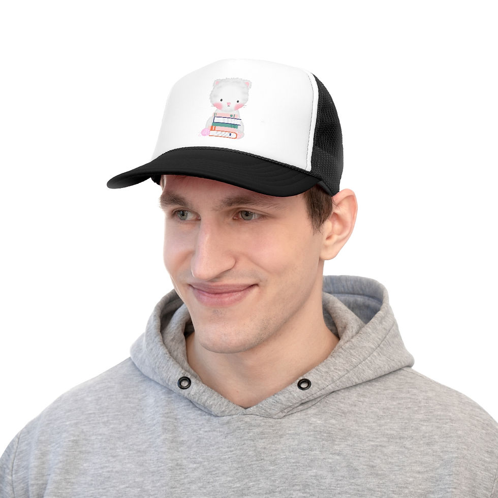 Thumbnail: Sweety Cat White: Trucker Caps