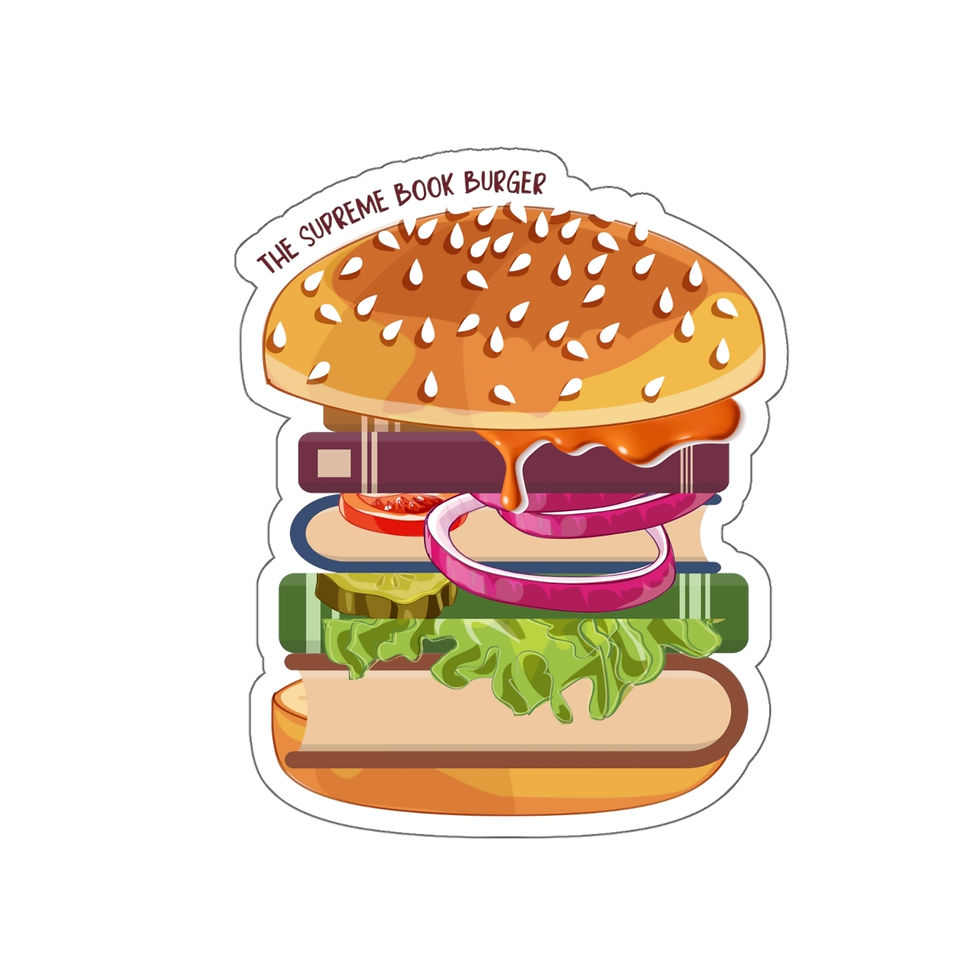Thumbnail: The Supreme Book Burger: Die-Cut Stickers