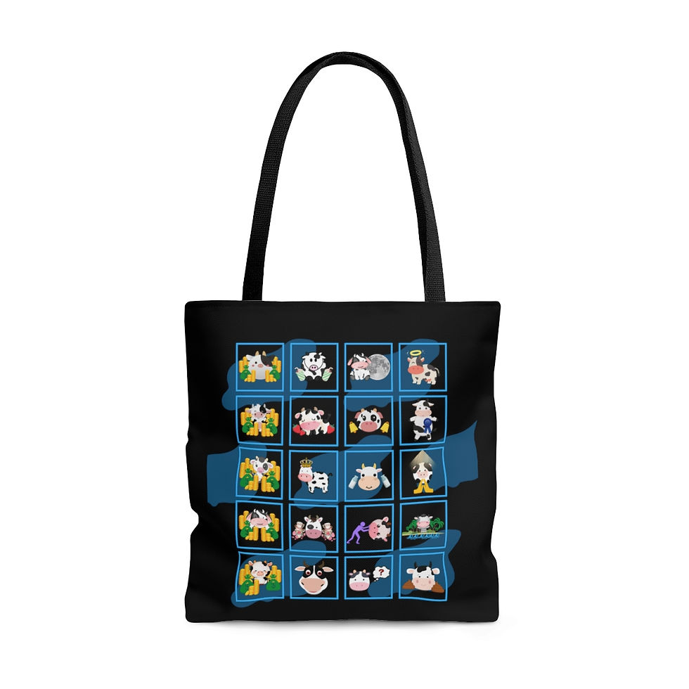 Thumbnail: All cows: Tote Bag