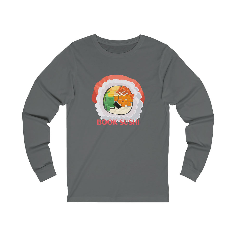 Thumbnail: Book Sushi #3 long sleeve tee
