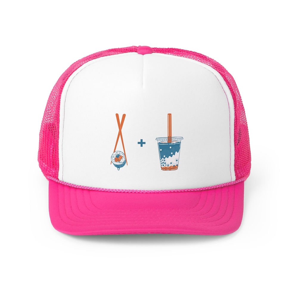 Thumbnail: Sushi and Boba: Trucker Caps