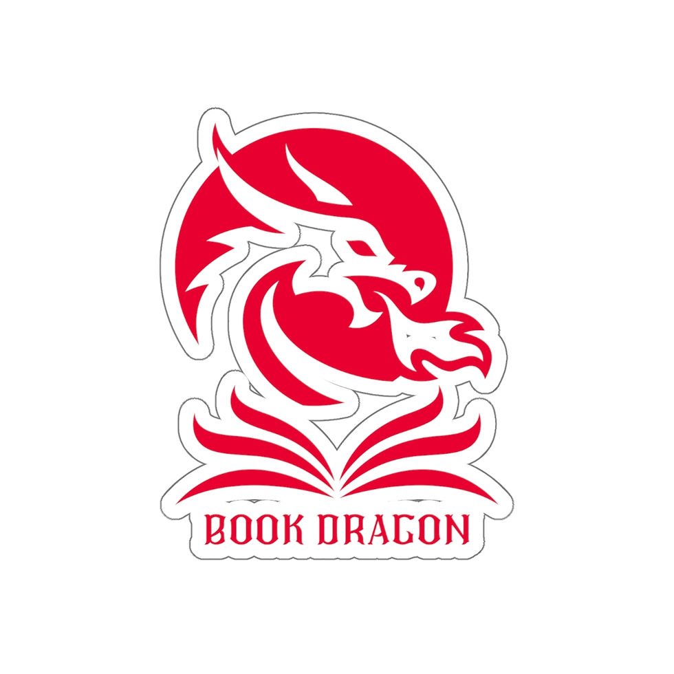 Thumbnail: Book Dragon #1Die-Cut Stickers