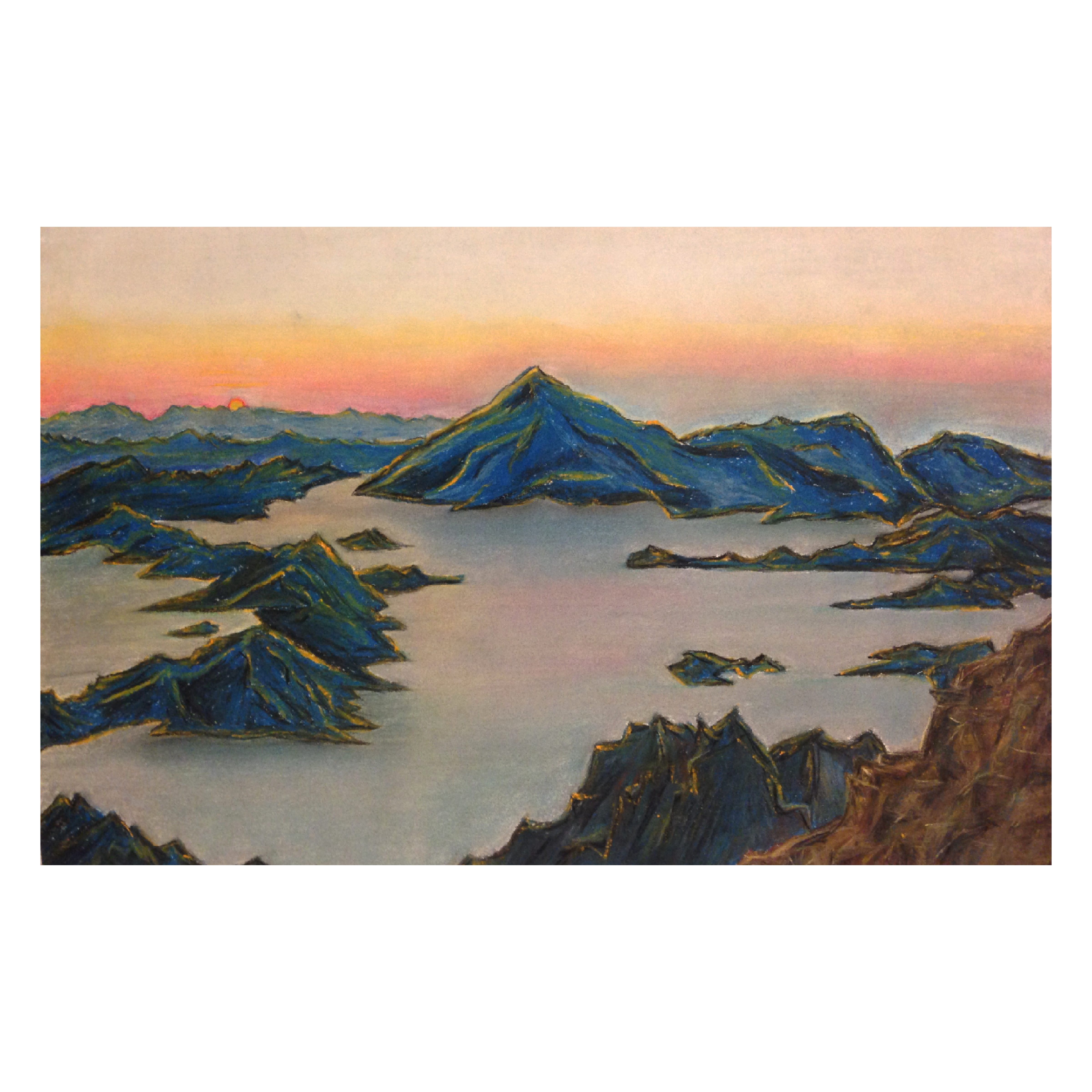 Blue Mountains Sticker