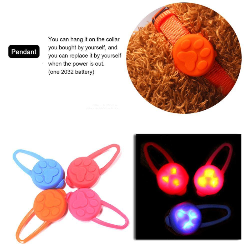 Thumbnail: Pet Dog Night LED Flashlight For Dog Collar