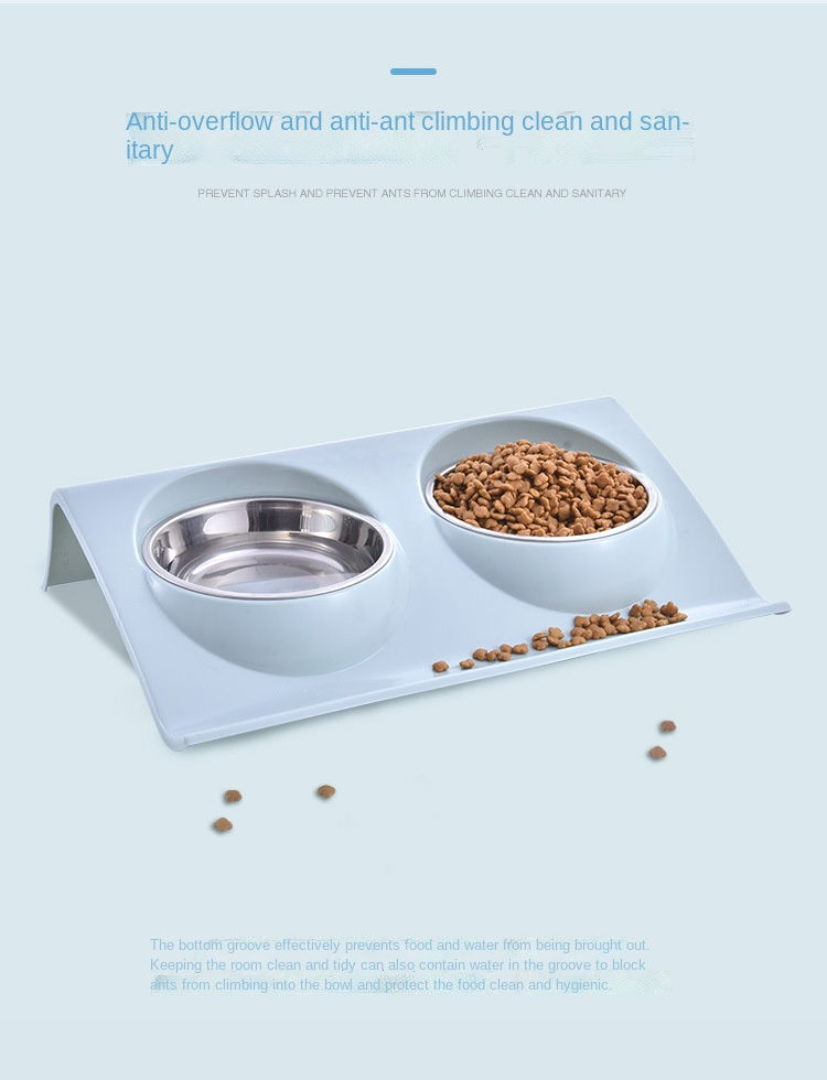 Thumbnail: Stainless steel double solutionn water bowl and feeder