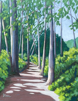 "Morning-Lit Trail"