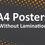 Thumbnail: A4 Posters without Lamination