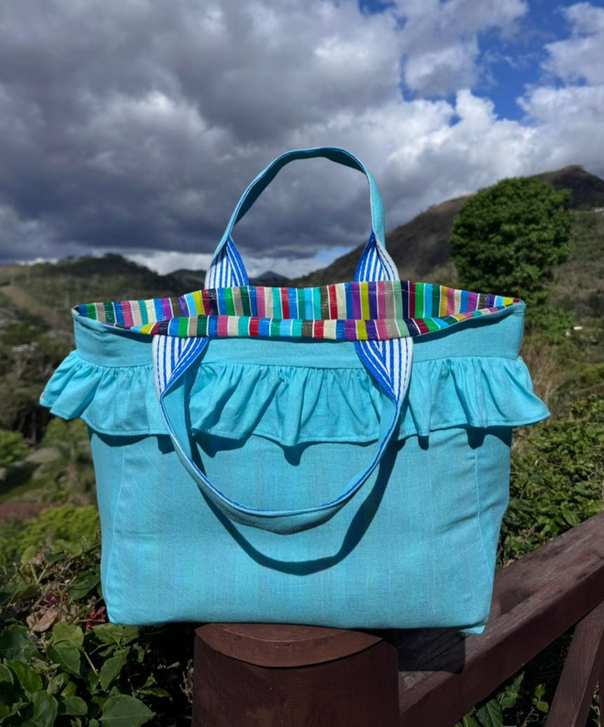 Miniatura: Mokki Azul Celeste (com botão)