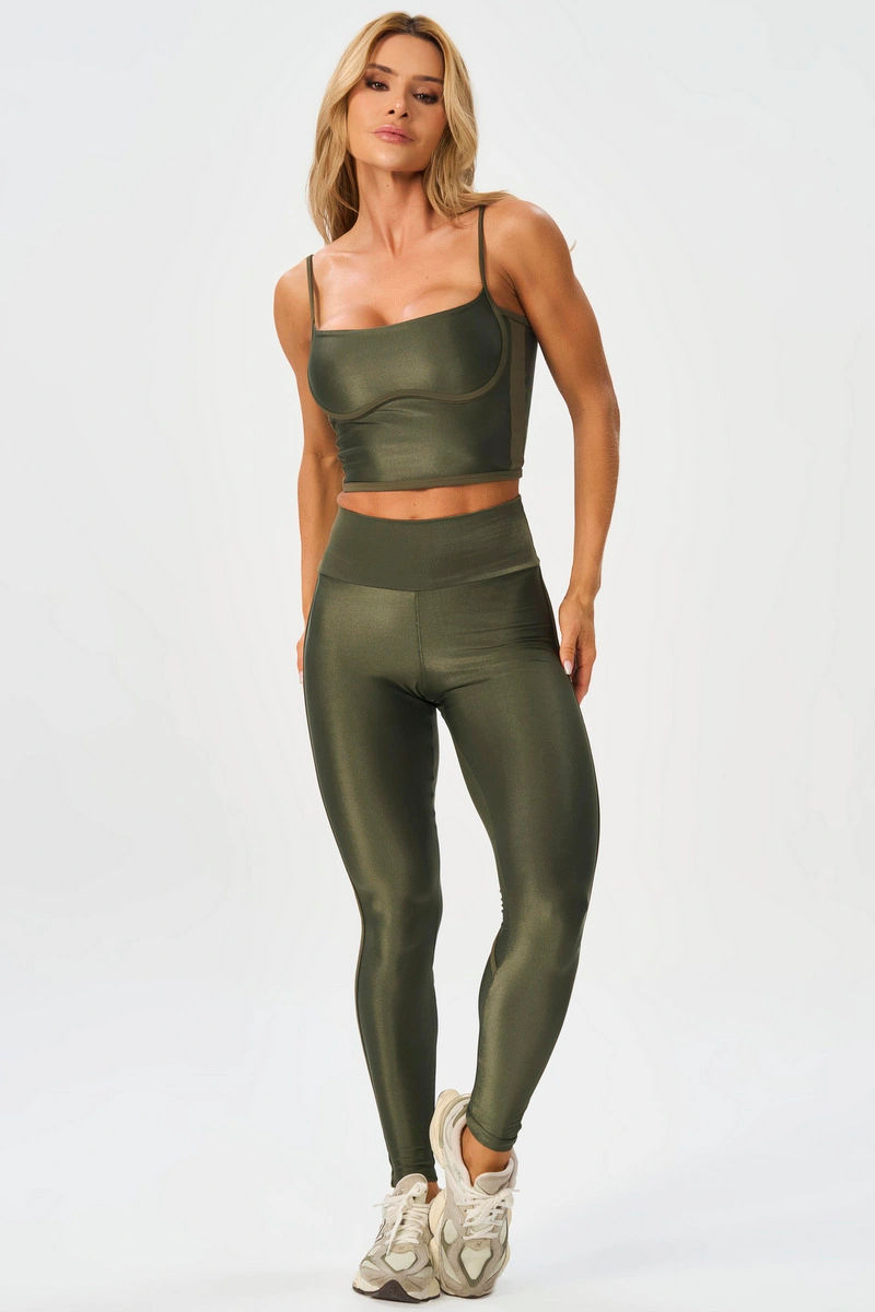 Miniatura: Cropped Harmony Verde Militar