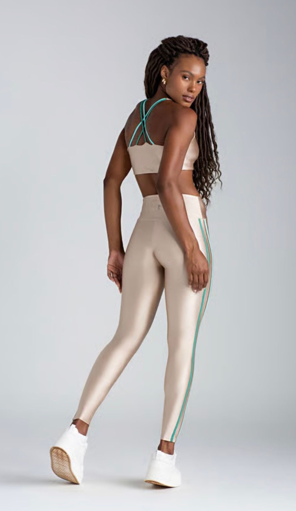 Miniatura: Legging Caroline Motion Bege Verde