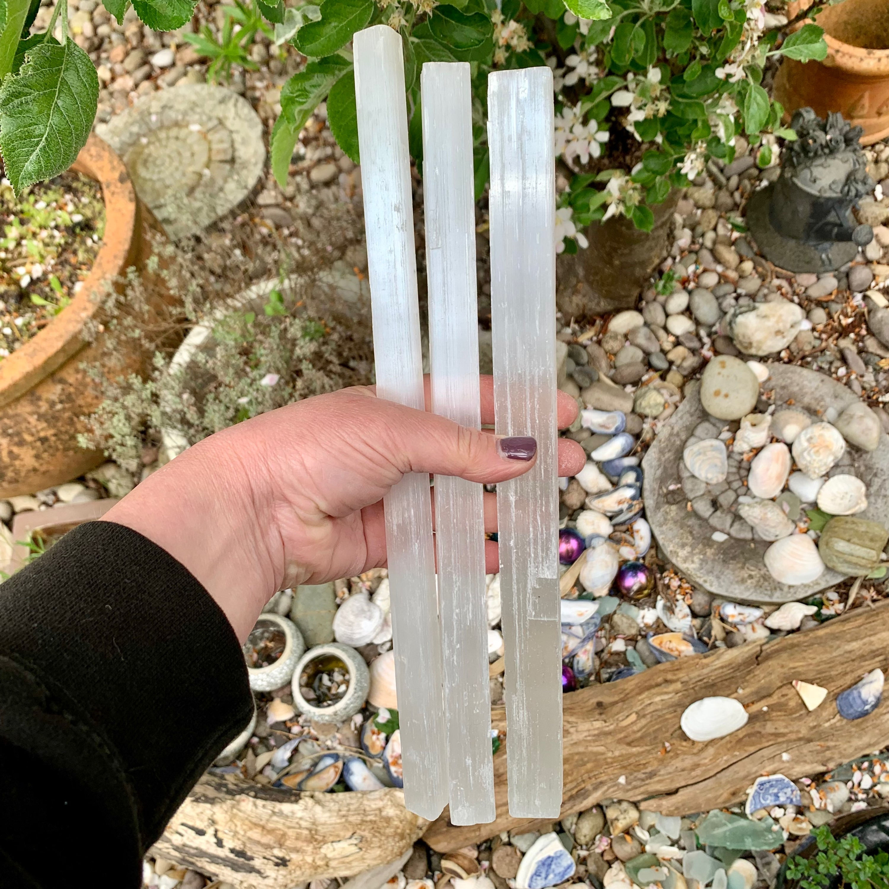 Extra Long Selenite Wands 
