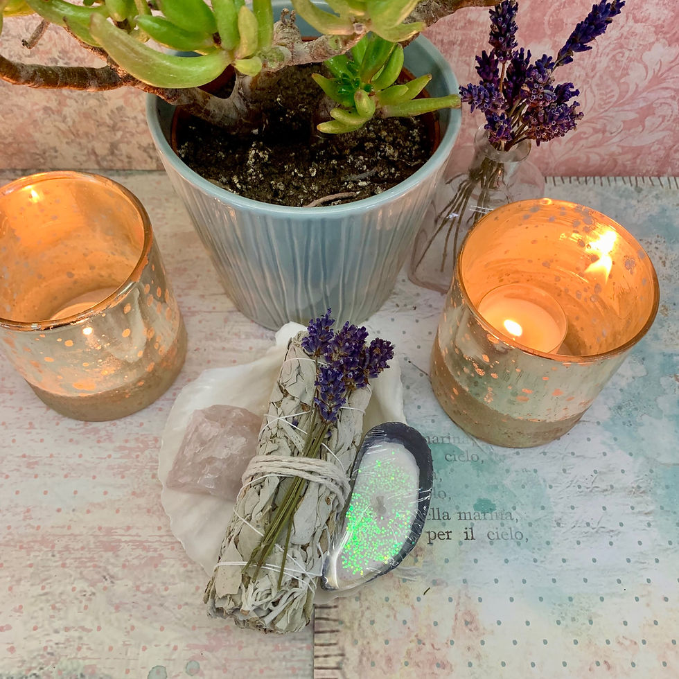 Thumbnail: Sage & Lavender Crystal Set