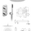 Thumbnail: VADO Tablet Altitude Thermostatic Shower Set in Chrome