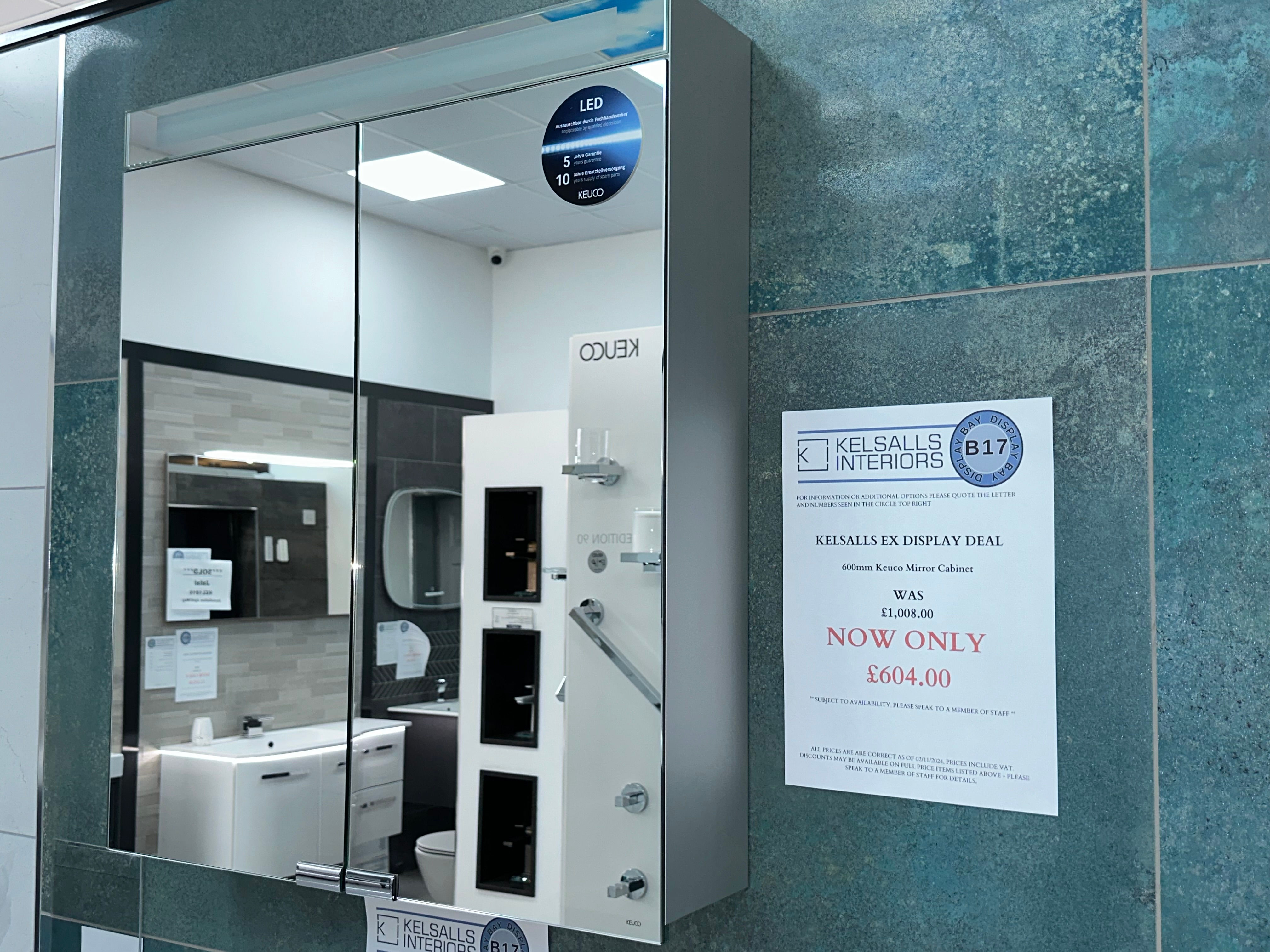 Keuco LED Mirror Cabinet - 600mm