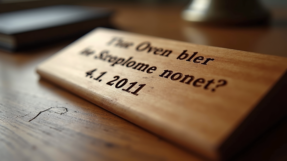 Explore Custom Engraving Solutions in San Antonio