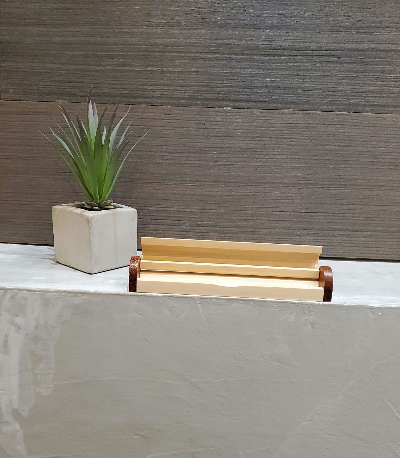 Pen Case Narrow Maple Wood