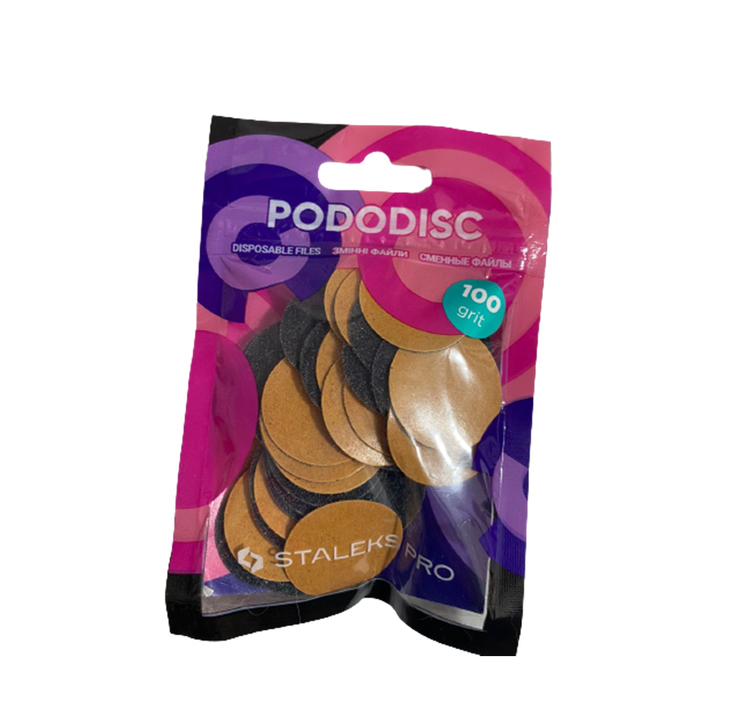 Lixa Refil para Disco de Pedicure Staleks Pro, Grão 240 (100 un) -PDF15-240