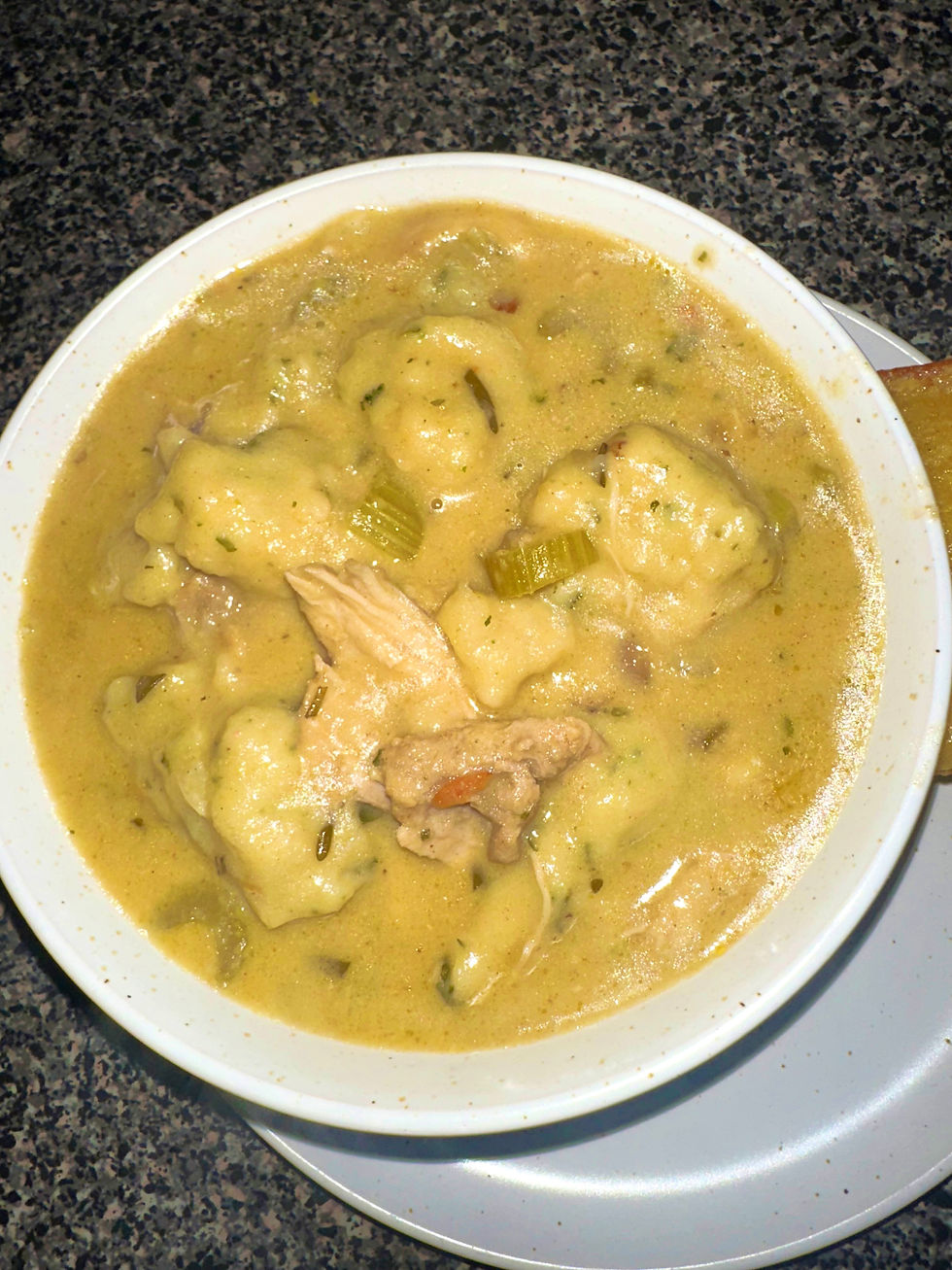 Chicken & Dumplins ONE POT — A Bowl Full of Fall Comfort