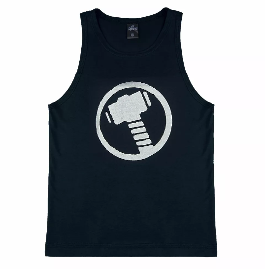 Miniatura: Kit 15 Regata Blusa Infantil Herói Serigrafia Camisa Atacado