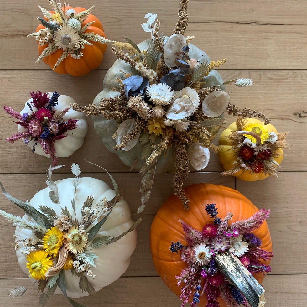 Fall pumpkin decorating class