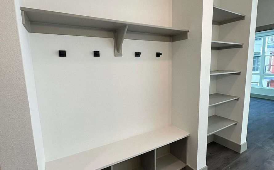 Fancy Apartment MUD BENCH by Design Studio Architects 