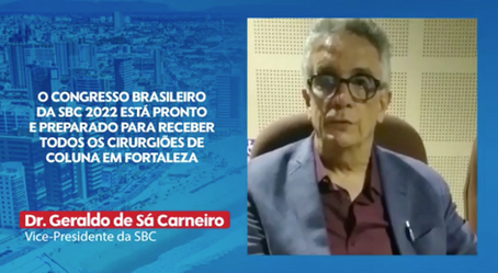 O CBC 2022 está pronto e preparado para receber todos os cirurgiões de coluna, em Fortaleza