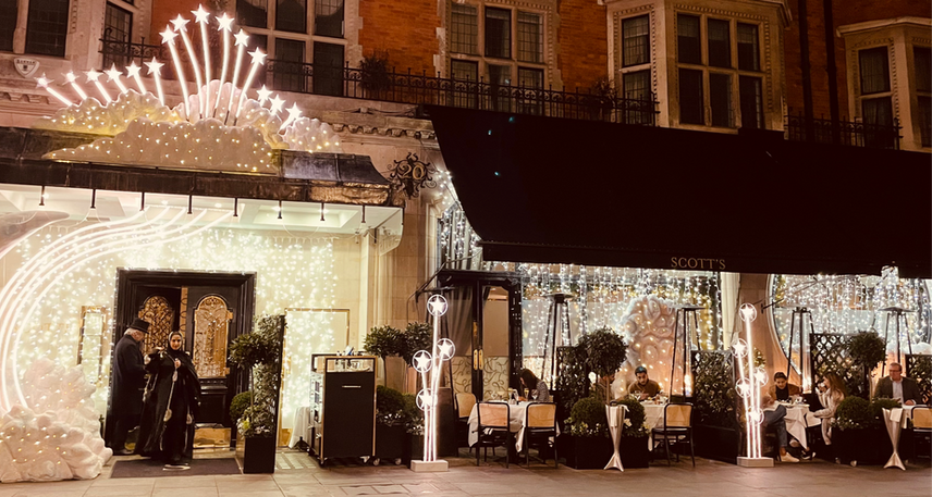 Miracles at Christmas - an immersive installation for Scotts of Mayfair, London - designed by Frankie Boyle Studio.