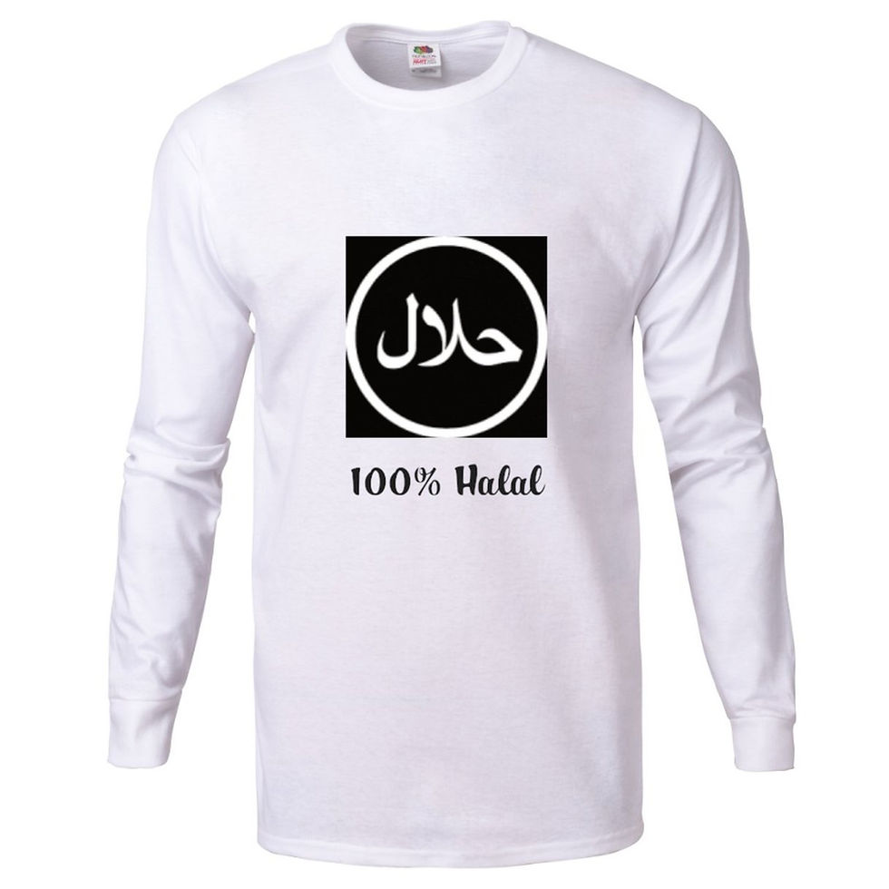 Thumbnail: 100% Halal Long SleeveT-Shirt