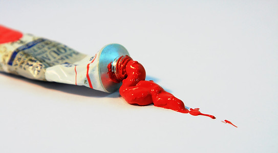 Red Oil Paint