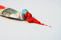 Red Oil Paint