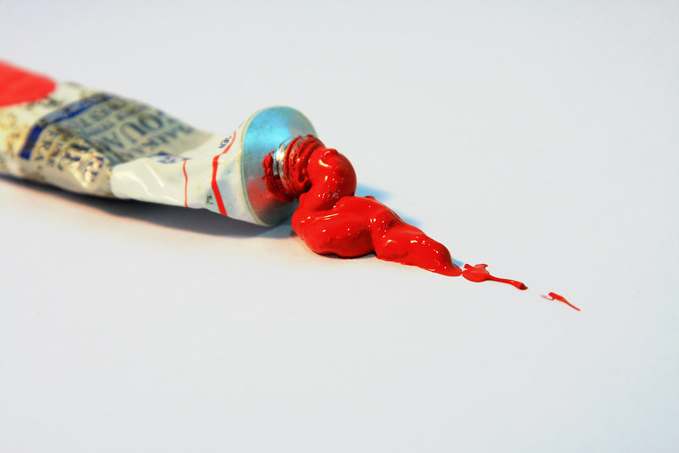 Pintura a Óleo vermelho
